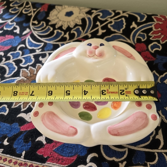 Vintage Easter bunny candy dish bowl - Picture 6 of 7